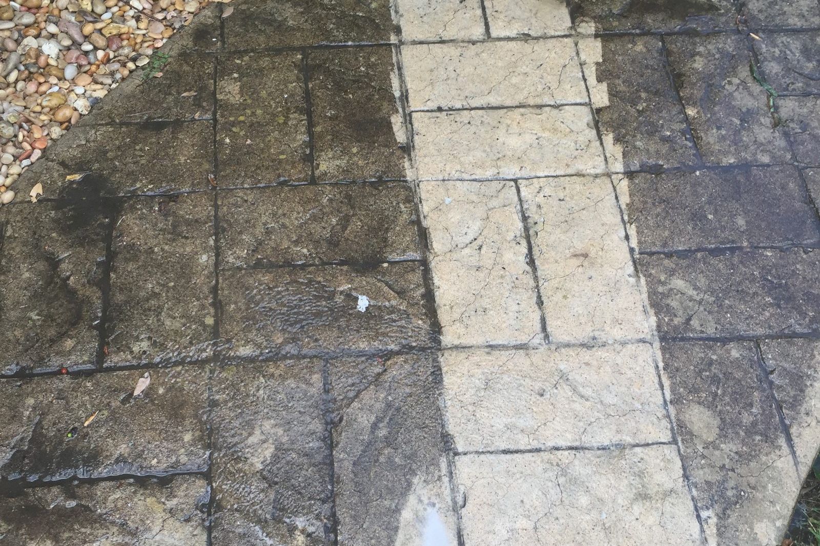 Low-pressure cleaning of brick masonry in Richmond, VA